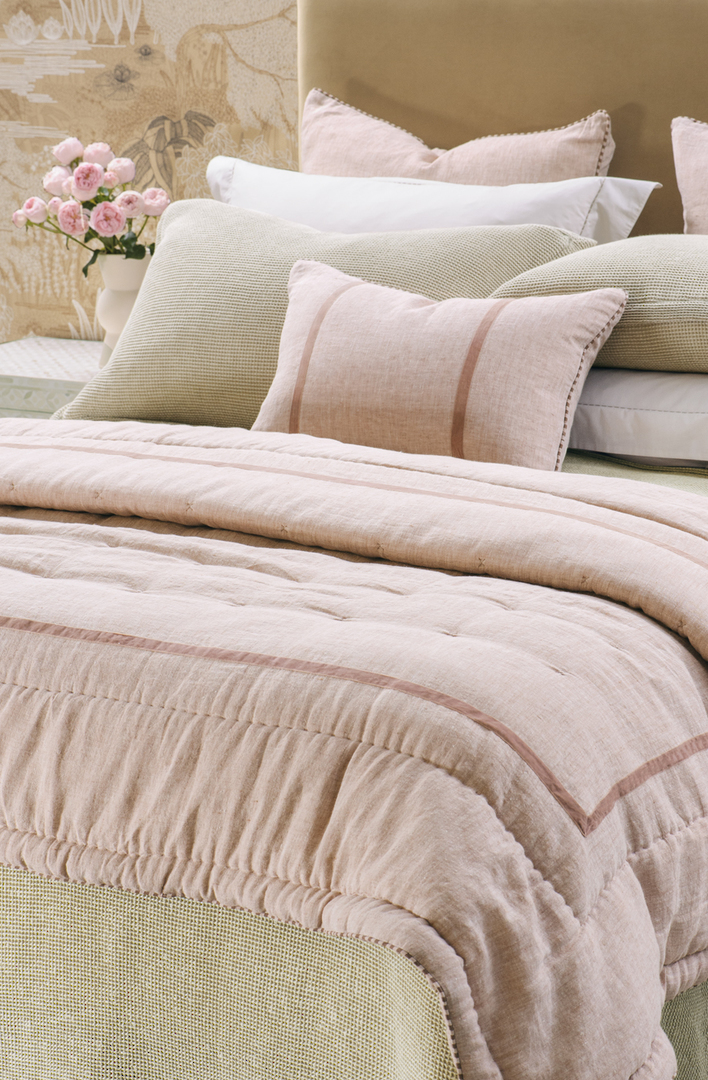 Bianca Lorenne - Luchesi Pink Clay Comforter - (Cushion - Eurocases Sold Separately) image 0